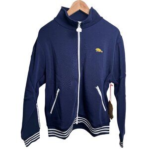 Ore-Cal Westwood Navy Zip Track Jacket Women's Large NWT Retro Sport Style